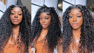 Beginner Friendly Hd Curly Lace Wig Melt | Ft Beauty Forever Hair