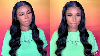 Affordable Pre Plucked  Loose Wave Lace Front Wig | 26 Inch | 180% Density |  Curlme Hair