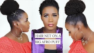 10 Minute Afro Puff Using Clip Ins On Short Thin Natural Hair |Betterlength