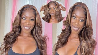 T- Part Wig Install  | Frontal Illusion Using A T-Part Wig | Amazon Wig