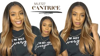 Bobbi Boss Synthetic Hair Hd Lace Front Wig - Mlf727 Cantrice --/Wigtypes.Com