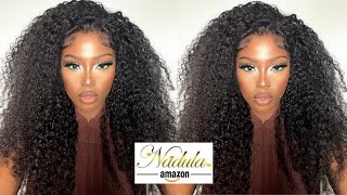 5X5 Jerry Curl Transparent Lace Wig | Must Have + Beginner Friendly | Ft. Amazon Nadula Hair