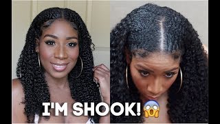 The Most Natural Wig Ever!! Bomb Wash N Go Hairstyle W/ U-Part Wig | Hergivenhair