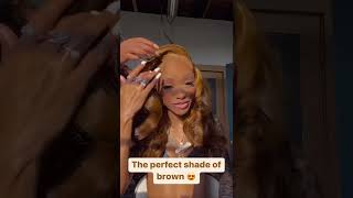 Glueless Luxy Hair Bleached Orange Color Soft 360 Lace Wig Ulwigs