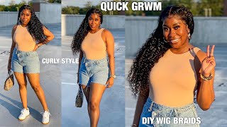 Watch Me Braid & Fix This Curly Frontal Wig Knots Ft Nadula Hair