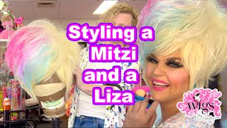 Using A Mitzi And Liza To Create A Fabulous Drag Wig!