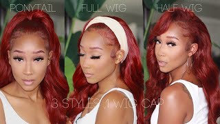 How To Install A Versatile Wig Cap. 3 Styles In 1! Curls Queen