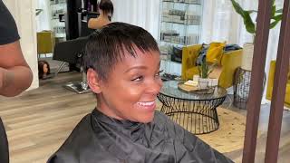 Relaxer Pixie Cut And Style