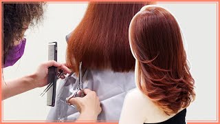 How To Cut Layered Long Hair - Wispy & Curly Effect - Vern Hairstyles 77