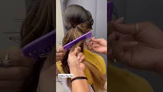 New Hairstyle For Functions || Trending Hairstyle #Shorts #Trending