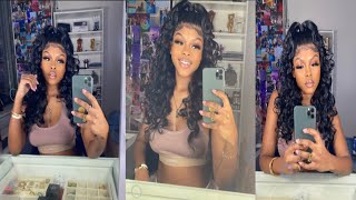 How To Revive/Restore An Old Synthetic Wig| New Style+ Heat Less Curls