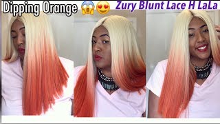 Zury Slay Blunt Lace H Lala Ombre Synthetic Lace Front Wigs Gobeautyny