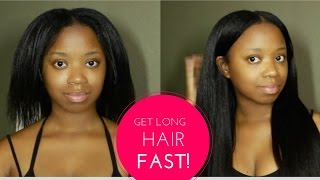 Get Long Hair Fast With Easy Clip Ins - Knappy Hair Extensions