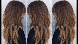 Quick And Easy Long Layered Haircut With Razor | How To Cut Perfect Face Framing Long Layers