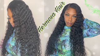 Hermosa Hair | Super Affordable 26 Inch  Deep Wave 13X4 Hd Frontal Wig | Easy Install