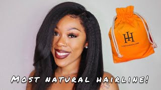 Must Watch! Watch Me Melt This Kinky Edge Hairline Into My Skin. Best Wig Ever!