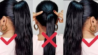 Voluminous High Ponytail In Oilyhair / Easy High Ponytail Hairstyles With Clutcher For Oiledhair