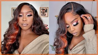 Thee Perfect Fall Colored Unit | Mayde Beauty Hd 5" Lace Wig | Samsbeauty | Nizzy Mac