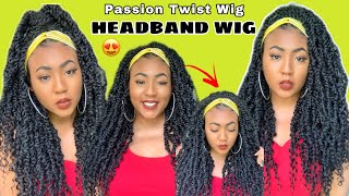 Synthetic Wig With Headband | Cheap Headband Wigs You Have To See This!  Best Synthetic Wig!