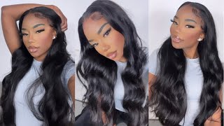 Must Have 24' Inch Body Wave Wig + Wig Intall Ft. Wiggins Hair