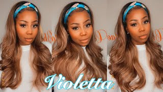 $17 Slay Outre Quick Weave Headband Wig: Violetta