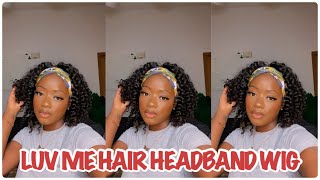 Luvme Hair Curly Headband Wig Review | Is It Worth The Hype??