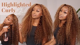 Perfect Pre-Highlighted Jerry Curl Wig | Unice Hair