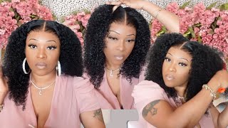 Natural Curly Wig | Invisible Lace Wig For Beginners | Dorhair