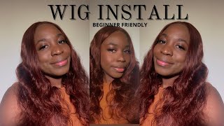 Beginner Friendly Wig Install |Perfect Fall Copper Wig Ft Unice Hair | Eternalhonesty #Wiginstall