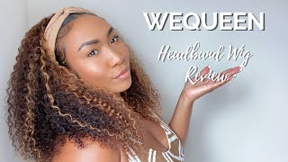 High Quality Curly Headband Wig | Wequeen Review | Danielle Renee Tv