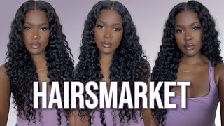 Deep Wave 13X4 Lace Frontal Wig Install | Hairsmarket