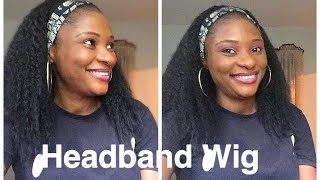 How To Make Headband Wig With A Synthetic Hair|Diy Beginners Friendly Tutorial