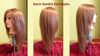 Long Layered V Haircut Tutorial | Haircut Face Framing Layers | Long Haircut With Layers | Coupe V