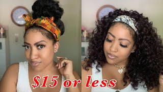 Affordable Headband Wig Lookbook! | Under $15 Half Wigs