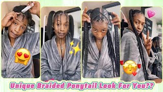 Creative Quick Ponytail Look Hair Tutorial To Do Extended Pony On Natural Hair #Elfinhair