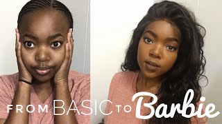 Basic To Barbie! Ft. Omgqueen.Com 360 Lace Wig | South African Youtuber