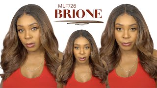Bobbi Boss Synthetic Hair Hd Lace Front Wig - Mlf726 Brione --/Wigtypes.Com