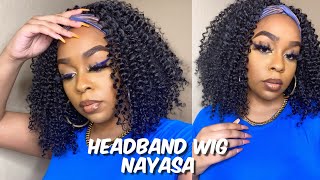 Curly Synthetic Headband Wig | Nayasa | Lindsay Erin