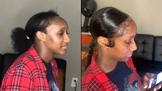 Braided Frontal Ponytail