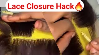 Lace Closure Hack / Beginner Friendly