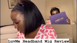 Headband Wig Bob Review Ft Luv Me Hair | It'S The Packaging For Me
