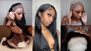 Watch Me Install This Hd Lace Frontal Wig | 30 Inch | How To Pluck & Bleach Knots| Beginner Friendly