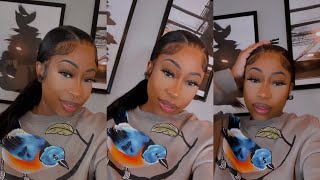 The Quickest Frontal Ponytail I'Ve Done! | Hairspells Hair