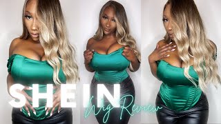 Affordable Shein Wig Review | Curly Ombre Synthetic Shein Wig Try On |