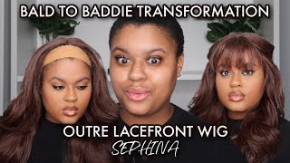 Glueless Synthetic Wig Install New! Outre Sephina | Courtney Jinean
