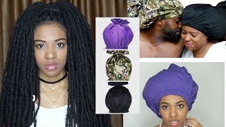 Theodore Vernell Custom Shower Cap Review & Test On Long Locs