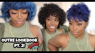  I Tried 4 More Human Hair Wigs From Outre & This Happened! @Outrehairtv Lookbook | Mary K. Bella