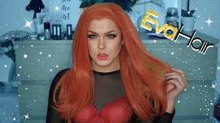 Rose Gold Goddess - Evahair Synthetic Lacefront Wig Review | Unicorn Vanity