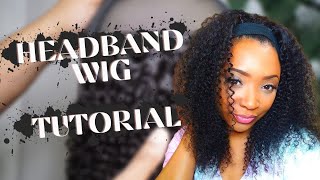 Beginner Headband Wig Tutorial+Make Your Own