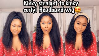 Omg! Trying A 2 In 1 Headband Wig! Is It Worth The Hype? Atina Hair